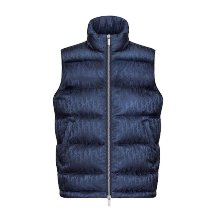 Gilet monogrammé CD - Marine