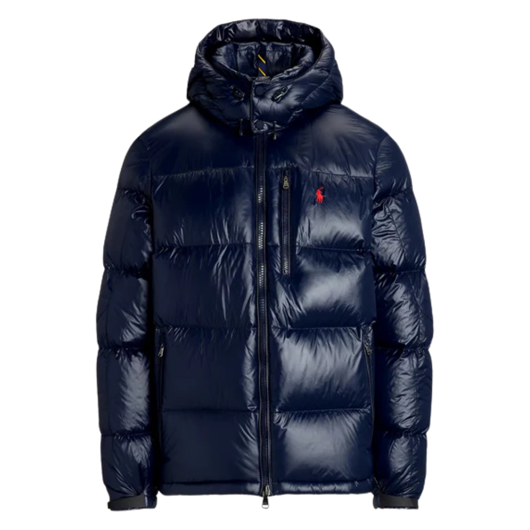 Polo bleu marine brillant