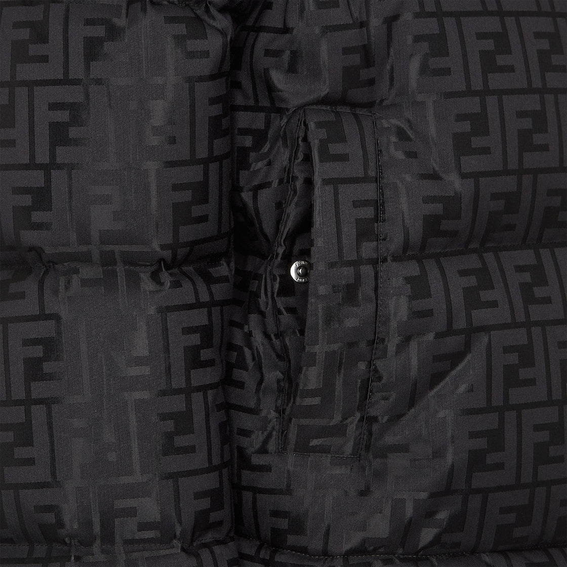 Doudoune en nylon FF noir